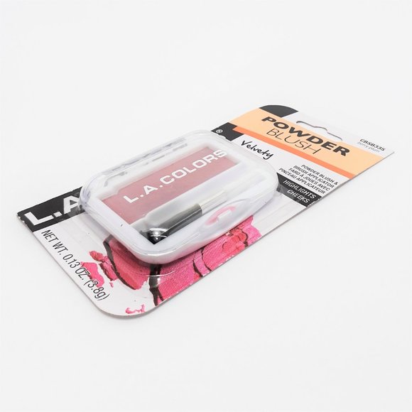 L.A. Colors Powder Blush & Brush Berry Plum - Picture 3 of 4